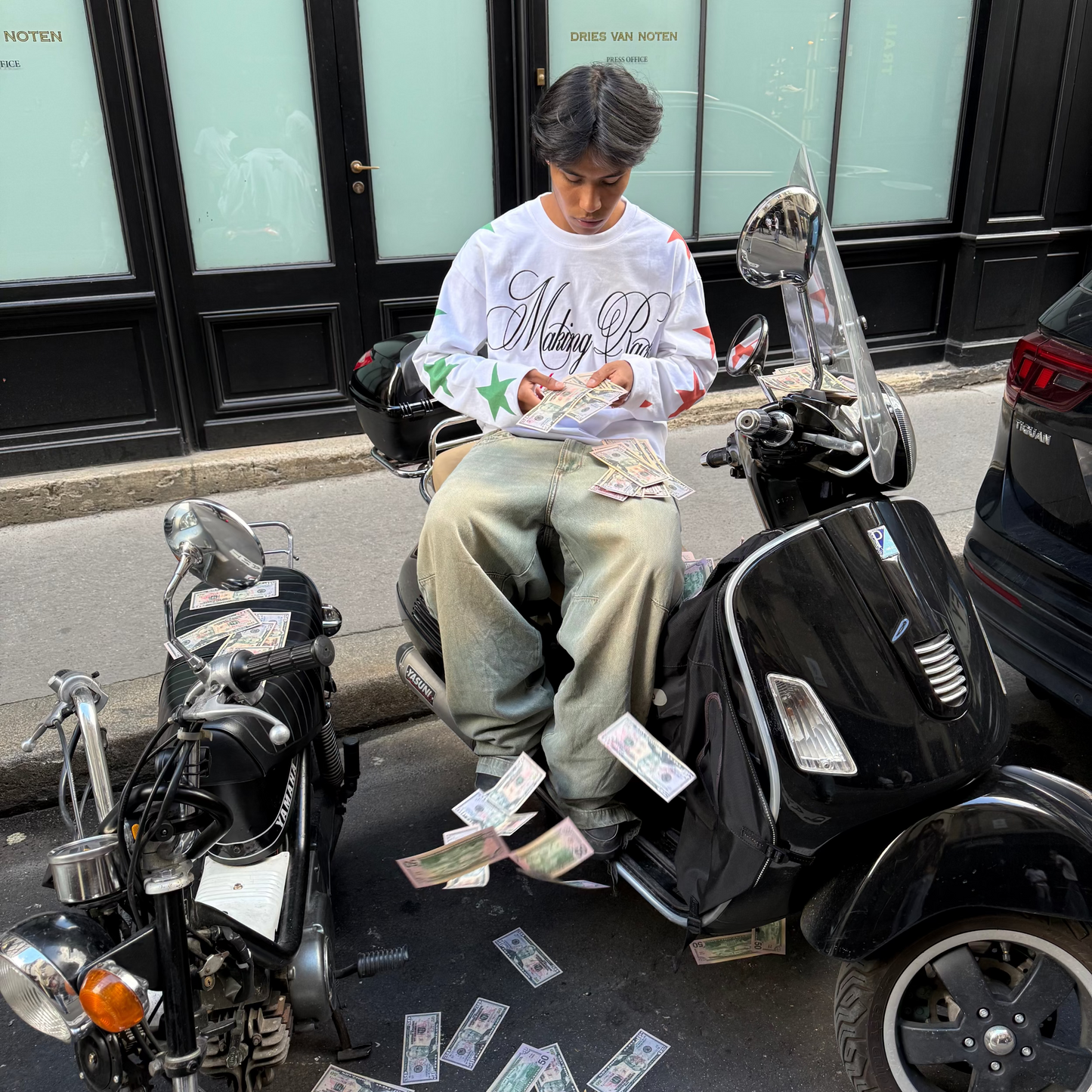 MAKING RACKS HAS BECOME ART PACK (long sleeve + 4 ENYDOLLARS)