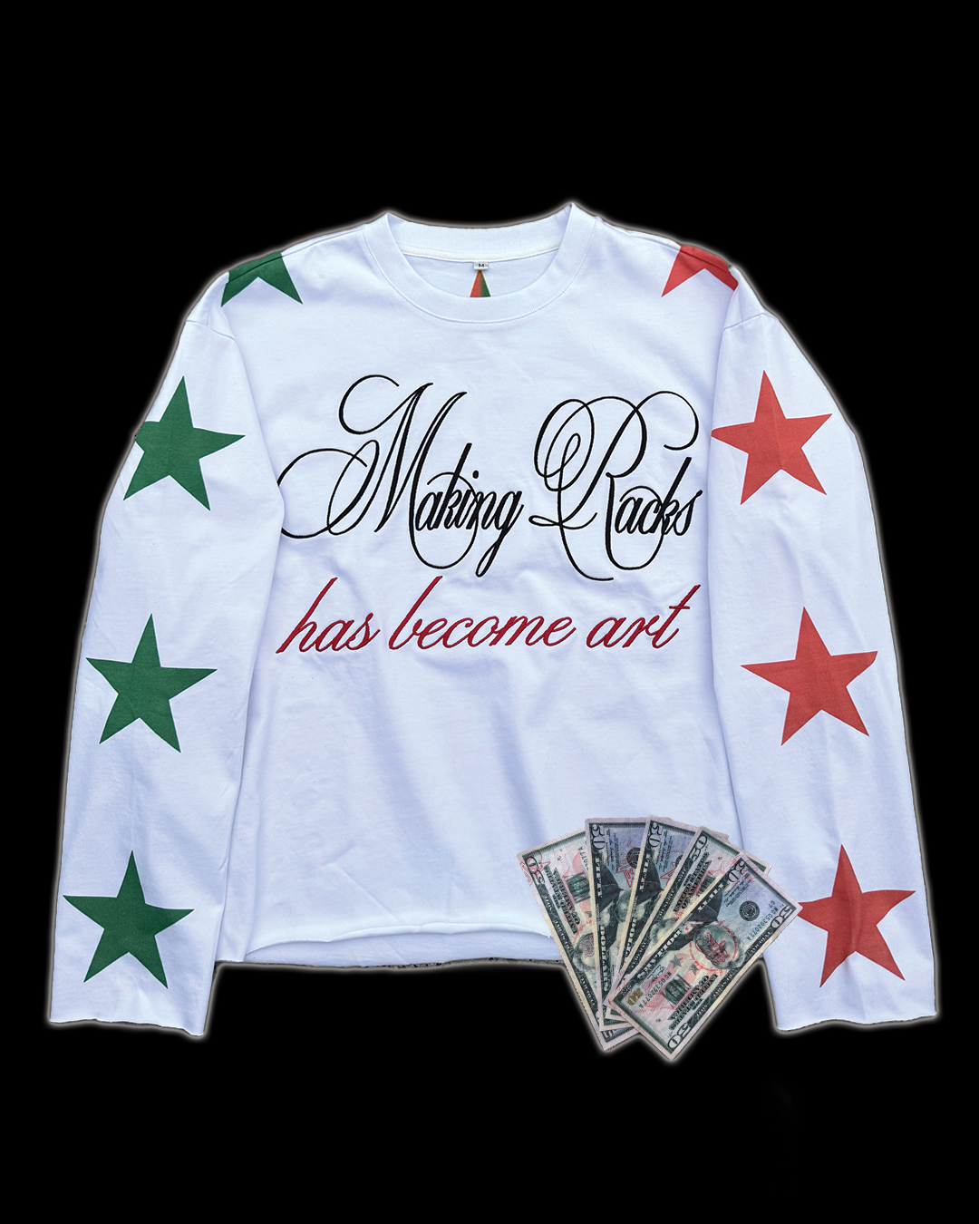 MAKING RACKS HAS BECOME ART PACK (long sleeve + 4 ENYDOLLARS)